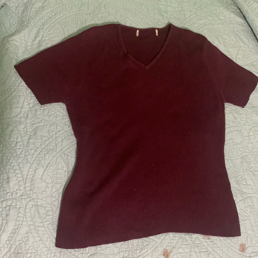 short sleeve sweater